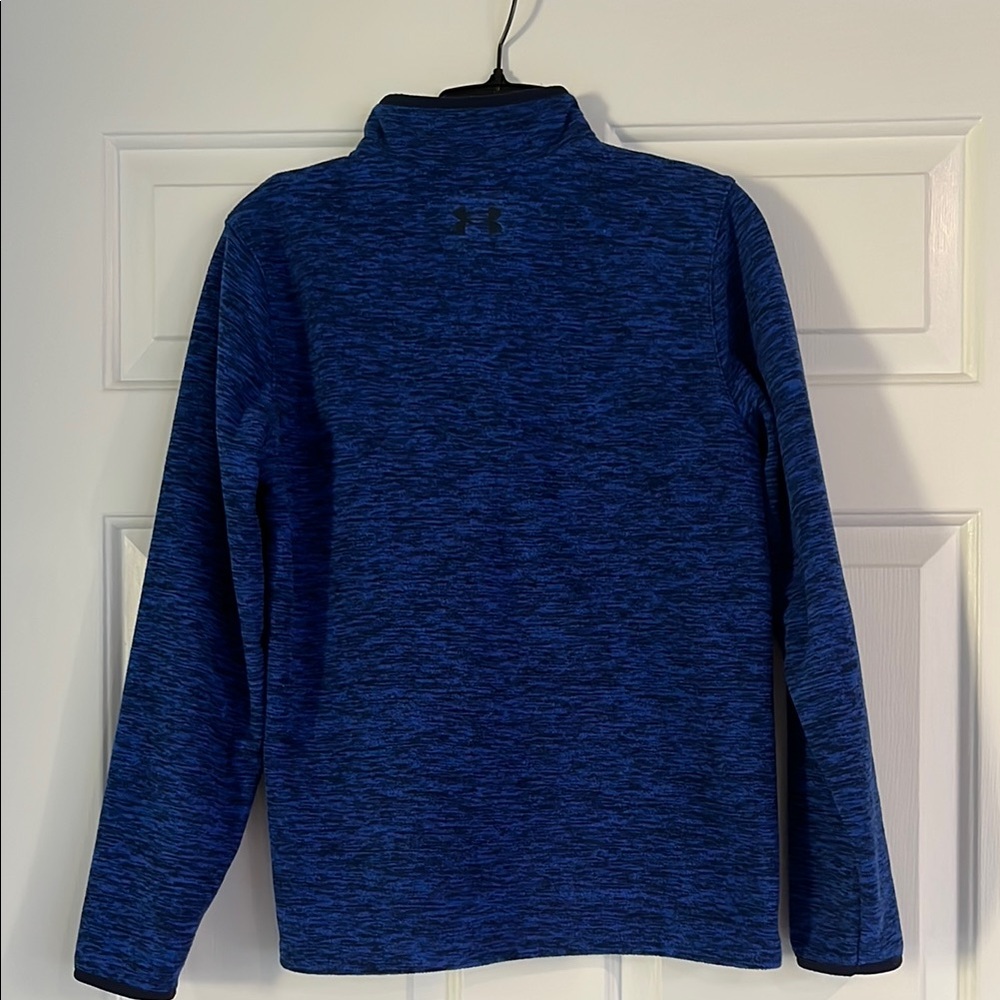 Under Armour Kids Purple Pull Over 3/4 Zip - Picture 6 of 7
